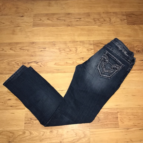 {Big Star}•Kayla Straight Leg Dark Wash Denim 27 - Picture 3 of 8